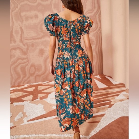 Floral Print Midi Dress - Picture 2 of 5